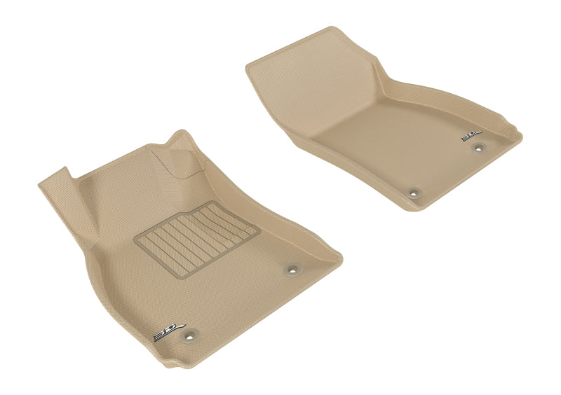 3D MAXpider 2011-2017 Buick Regal Kagu 1st Row Floormat - Tan 3D MAXpider 2011-2017 Buick Regal Kagu 1st Row Floormat - Tan