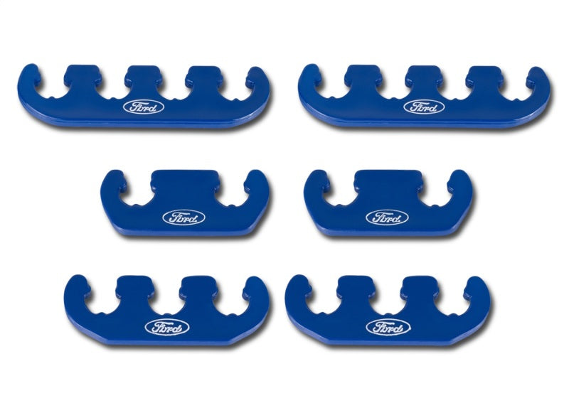 Ford Racing Wire Dividers 4 to 3 to 2 - Blue w/ White Ford Logo Ford Racing Wire Dividers 4 to 3 to 2 - Blue w/ White Ford Logo