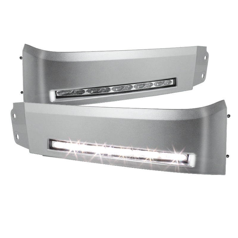 Spyder Toyota Tundra 07-13 Daytime LED Running Lights wo/switch Silver FL-DRL-TTU07-SIL Spyder Toyota Tundra 07-13 Daytime LED Running Lights wo/switch Silver FL-DRL-TTU07-SIL