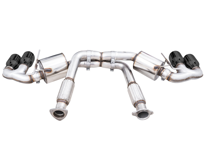 AWE Tuning 2020 Chevrolet Corvette (C8) Touring Edition Exhaust - Quad Diamond Black Tips AWE Tuning 2020 Chevrolet Corvette (C8) Touring Edition Exhaust - Quad Diamond Black Tips