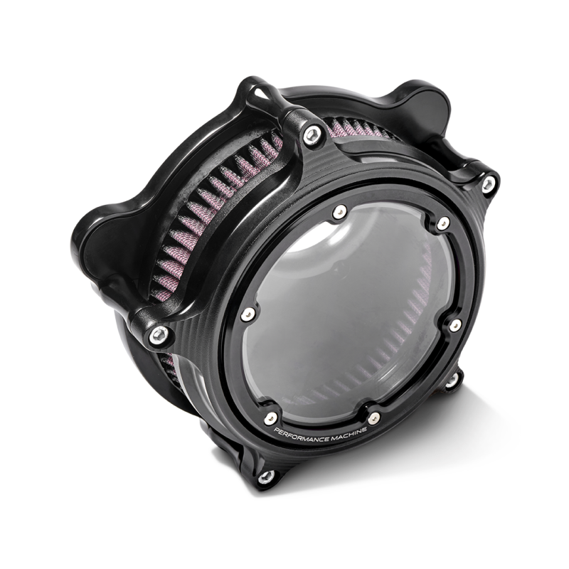 Performance Machine Vision Air Cleaner (W/ Bezel) - Black Ops Performance Machine Vision Air Cleaner (W/ Bezel) - Black Ops