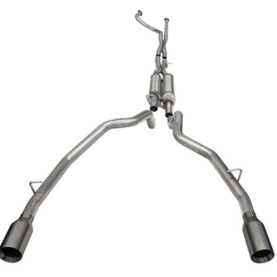 Corsa 2021-2024 Dodge Ram TRX Crew Cab Xtreme Catback Exhaust Dual Rear Gunmetal Tip