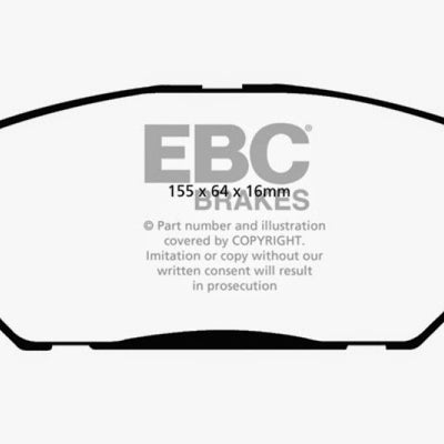 EBC 07-12 Hyundai Veracruz 3.8 Greenstuff Front Brake Pads