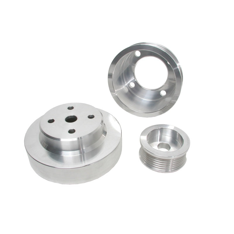 BBK 86-93 Mustang 5.0 Underdrive Pulley Kit - Lightweight CNC Billet Aluminum (3pc) BBK 86-93 Mustang 5.0 Underdrive Pulley Kit - Lightweight CNC Billet Aluminum (3pc)
