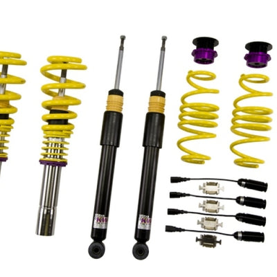 KW Coilover Kit V1 Audi A4 S4 (8K/B8) w/ electronic dampening controlSedan FWD + Quattro