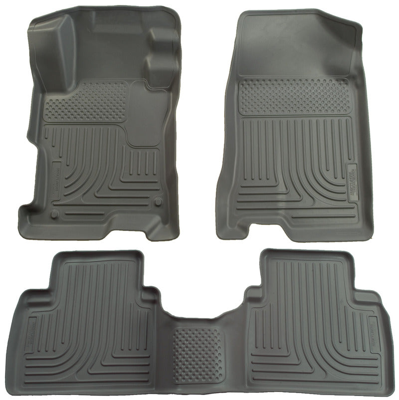 Husky Liners 06-11 Honda Civic (4DR) WeatherBeater Combo Gray Floor Liners Husky Liners 06-11 Honda Civic (4DR) WeatherBeater Combo Gray Floor Liners