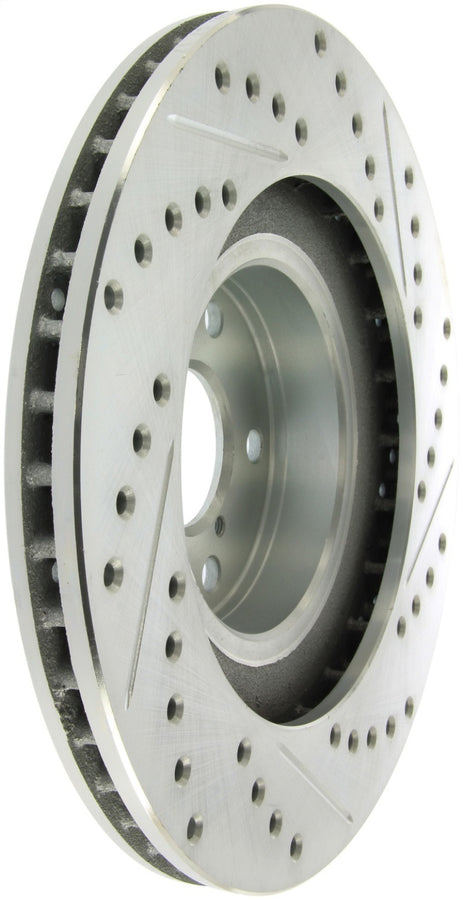 StopTech Select Sport 03-08 Subaru Forester Sport Slotted and Drilled Right Front Rotor StopTech Select Sport 03-08 Subaru Forester Sport Slotted and Drilled Right Front Rotor