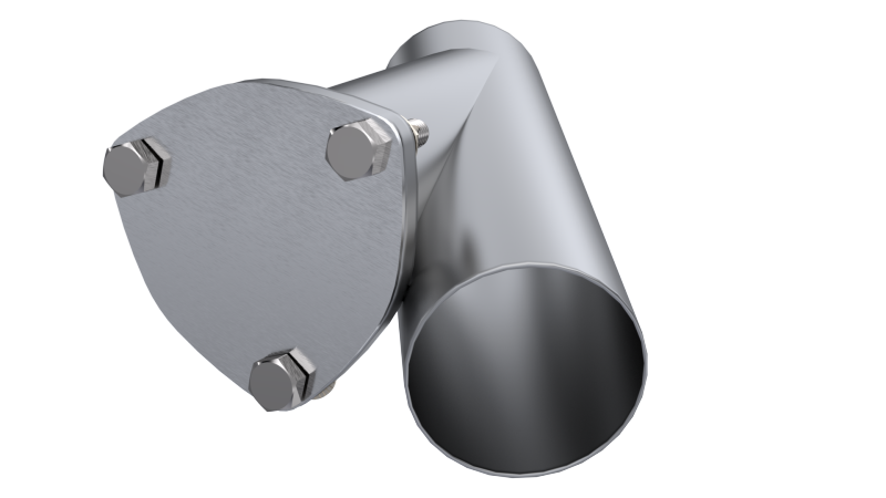 QTP 3in Weld-On QTEC Exhaust Cutout Y-Pipe QTP 3in Weld-On QTEC Exhaust Cutout Y-Pipe