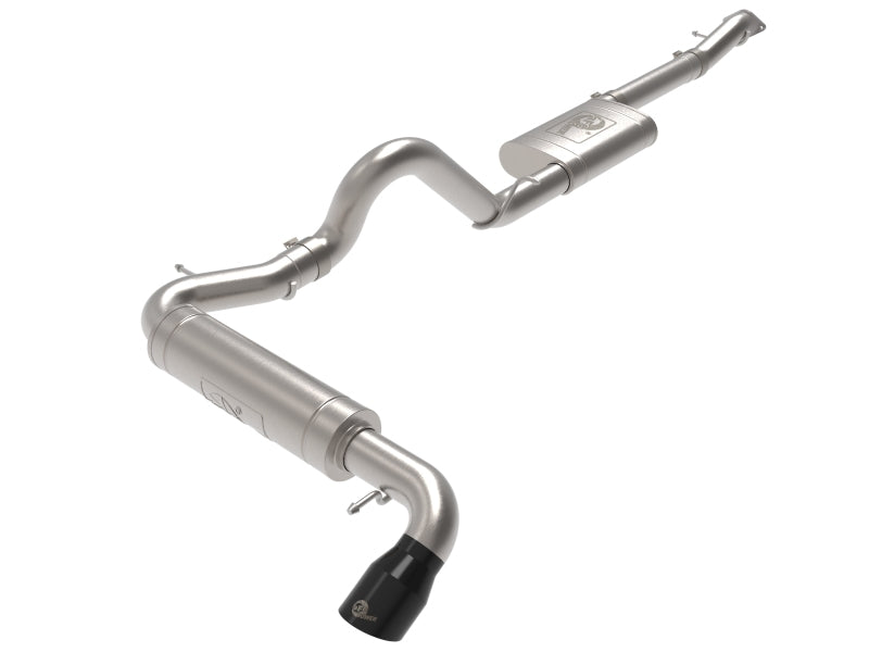 aFe Apollo GT 3in 409 SS Cat-Back Exhaust 2021 Ford Bronco L4-2.3L (t)/V6-2.7L (tt) w/ Black Tip aFe Apollo GT 3in 409 SS Cat-Back Exhaust 2021 Ford Bronco L4-2.3L (t)/V6-2.7L (tt) w/ Black Tip