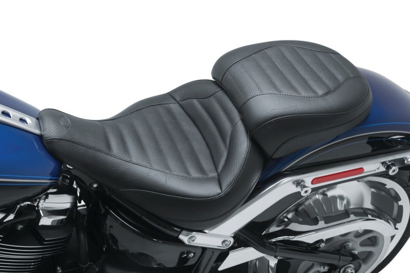 Mustang 18-23 Harley Fat Boy Standard Touring Passenger Seat - Black Mustang 18-23 Harley Fat Boy Standard Touring Passenger Seat - Black