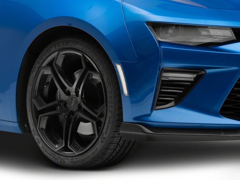 Raxiom 16-23 Chevrolet Camaro Axial Series LED Front and Rear Side Markers- Clear Raxiom 16-23 Chevrolet Camaro Axial Series LED Front and Rear Side Markers- Clear