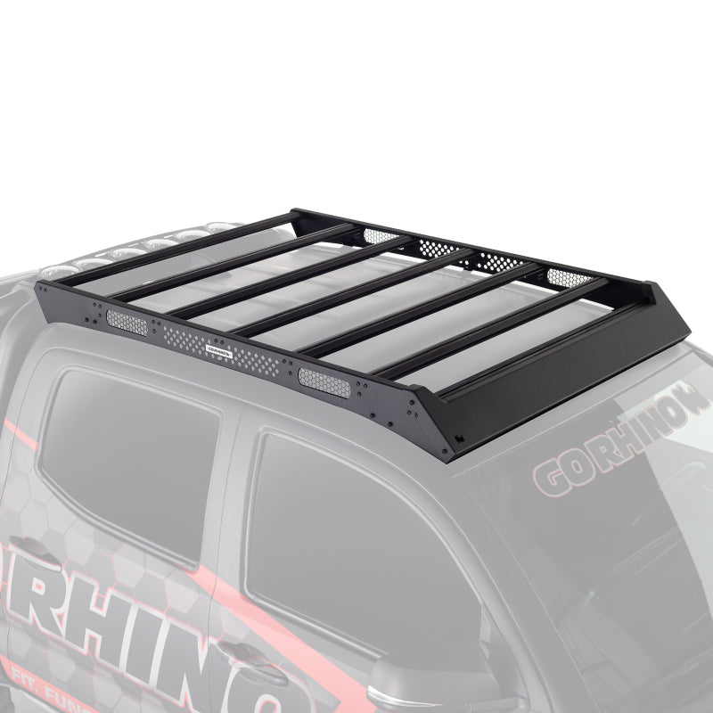 Go Rhino 16-23 Toyota Tacoma DC Ceros Low Profile Roof Rack - Tex. Blk Go Rhino 16-23 Toyota Tacoma DC Ceros Low Profile Roof Rack - Tex. Blk