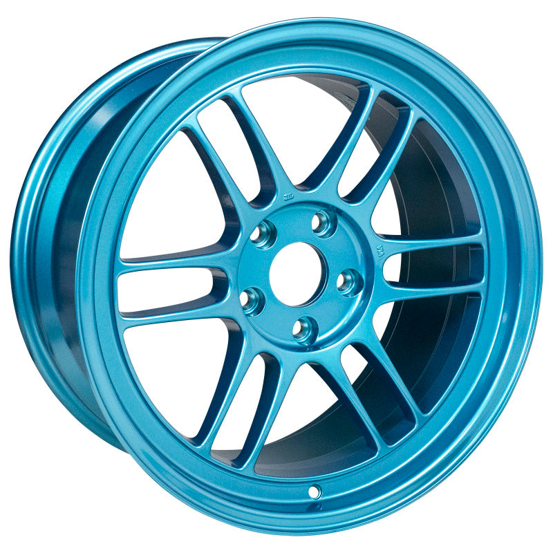 Enkei RPF1 18x9.5 5x114.3 38mm Offset 73mm Bore Emerald Blue Wheel (MOQ 40) Enkei RPF1 18x9.5 5x114.3 38mm Offset 73mm Bore Emerald Blue Wheel (MOQ 40)