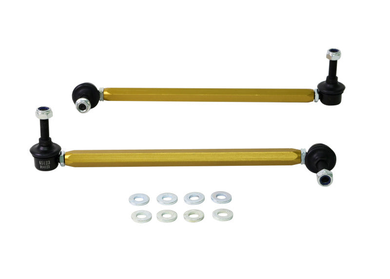 Whiteline 06/05+ Ford Focus LS / 05/09+ Mazda 3 BK Front Swaybar Link Kit H/Duty Adj Steel Ball Whiteline 06/05+ Ford Focus LS / 05/09+ Mazda 3 BK Front Swaybar Link Kit H/Duty Adj Steel Ball
