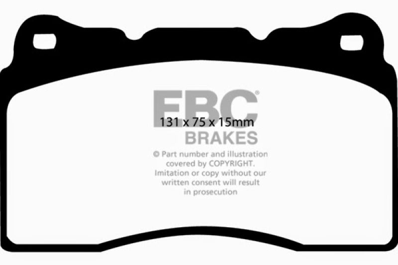 EBC 04-08 Acura TL 3.2 (Manual)(Brembo) Redstuff Front Brake Pads EBC 04-08 Acura TL 3.2 (Manual)(Brembo) Redstuff Front Brake Pads