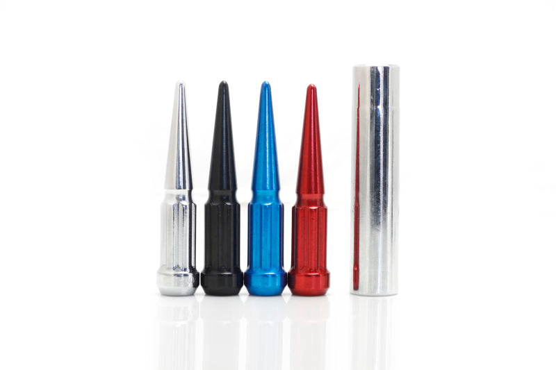 Wheel Mate Spiked Lug Nuts Set of 32 - Blue 14x1.50 Wheel Mate Spiked Lug Nuts Set of 32 - Blue 14x1.50