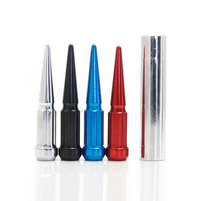 Wheel Mate Spiked Lug Nuts Set of 20 - Chrome 1/2in