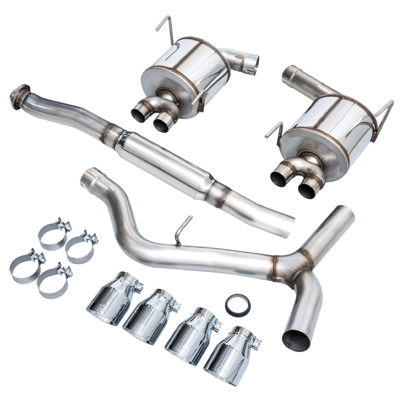 AWE Tuning Subaru STI VA / WRX GV / STI GV Sedan Touring Edition Exhaust - Chrome Silver Tip (102mm) AWE Tuning Subaru STI VA / WRX GV / STI GV Sedan Touring Edition Exhaust - Chrome Silver Tip (102mm)