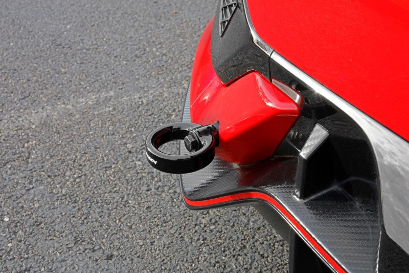Perrin 10th Gen Civic SI/Type-R/Hatchback Tow Hook Kit (Rear) - Glossy Black Perrin 10th Gen Civic SI/Type-R/Hatchback Tow Hook Kit (Rear) - Glossy Black