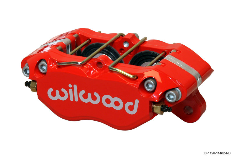 Wilwood Caliper-Dynapro Dust-Boot 5.25in Mount - Red 1.75in Pistons .81in Disc Wilwood Caliper-Dynapro Dust-Boot 5.25in Mount - Red 1.75in Pistons .81in Disc