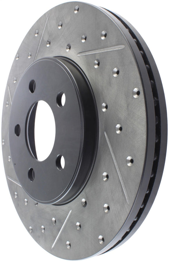 StopTech 03-09 Lincoln Town Car / 03-09 Mercury Grand Marquis Front Right Slotted & Drilled Rotor StopTech 03-09 Lincoln Town Car / 03-09 Mercury Grand Marquis Front Right Slotted & Drilled Rotor