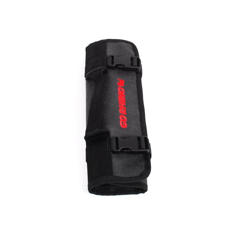 Go Rhino XVenture Gear Tool Wrench Roll - Small (3.5x3.5in. Closed) 12oz Waxed Canvas - Black Go Rhino XVenture Gear Tool Wrench Roll - Small (3.5x3.5in. Closed) 12oz Waxed Canvas - Black