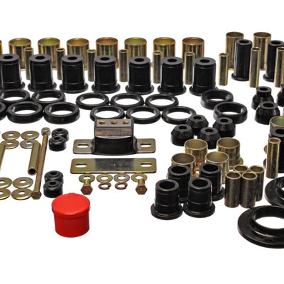 Energy Suspension 78-87 Oldsmobile Cutlass/442/F-85/Europa Black Hyper-flex Master Bushing Set