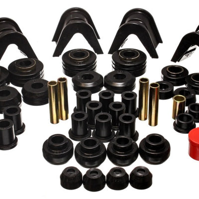 Energy Suspension 73-79 Ford F-150 Pickup w/ 2 Degree C-Bushing Black Hyper-Flex Master Bushing Set