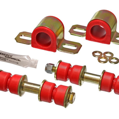 Energy Suspension 89-95 Isuzu Amigo/Rodeo Red 1-1/8in Front Sway Bar Bushings