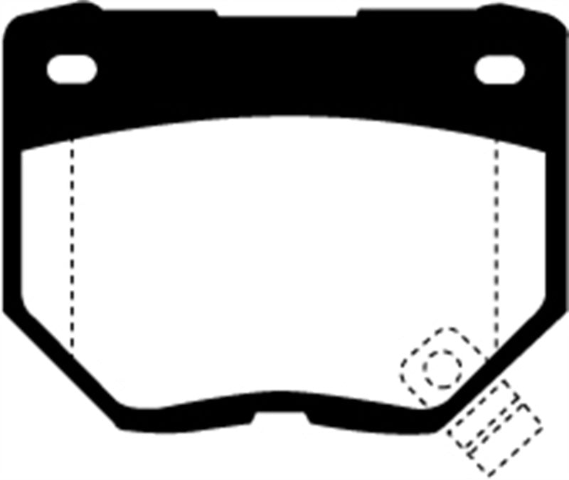 EBC 89-95 Nissan Skyline (R32) 2.6 Twin Turbo GT-R Redstuff Rear Brake Pads EBC 89-95 Nissan Skyline (R32) 2.6 Twin Turbo GT-R Redstuff Rear Brake Pads