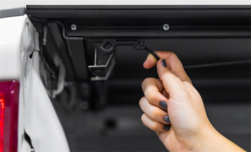 Access LOMAX Tri-Fold Cover Black Urethane Finish 2020 Jeep Gladiator - 5ft Bed Access LOMAX Tri-Fold Cover Black Urethane Finish 2020 Jeep Gladiator - 5ft Bed