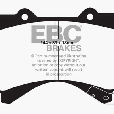 EBC 08+ Lexus LX570 5.7 Extra Duty Front Brake Pads