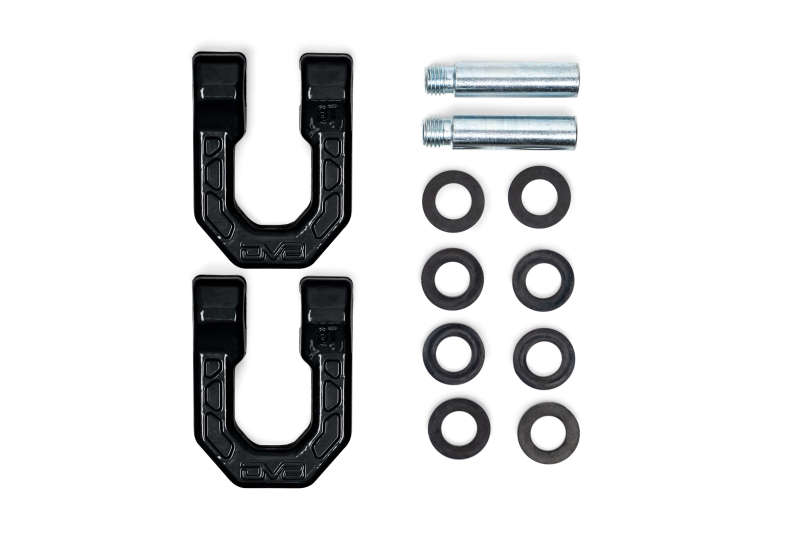 DV8 Offroad Elite Series D-Ring Shackles - Pair (Black) DV8 Offroad Elite Series D-Ring Shackles - Pair (Black)