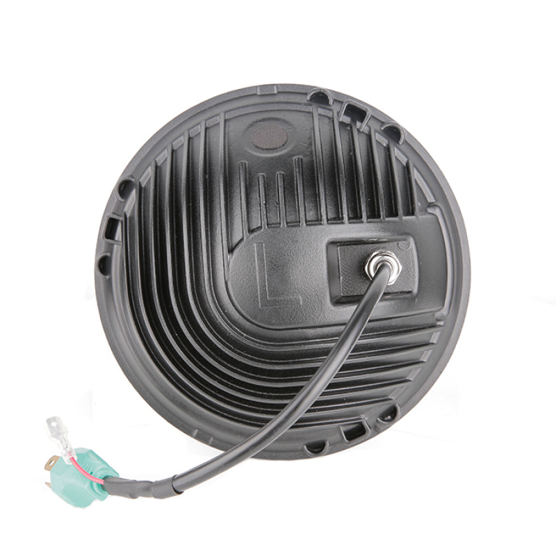 Raxiom 97-18 Jeep Wrangler TJ/JK 7-Inch LED Headlights w/ Halos- Black Housing (Clear Lens) Raxiom 97-18 Jeep Wrangler TJ/JK 7-Inch LED Headlights w/ Halos- Black Housing (Clear Lens)