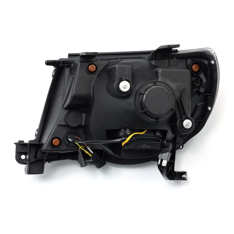 AlphaRex 05-11 Toyota Tacoma LUXX Crystal Headlights Plank Style Design Black w/Activation Light/DRL AlphaRex 05-11 Toyota Tacoma LUXX Crystal Headlights Plank Style Design Black w/Activation Light/DRL