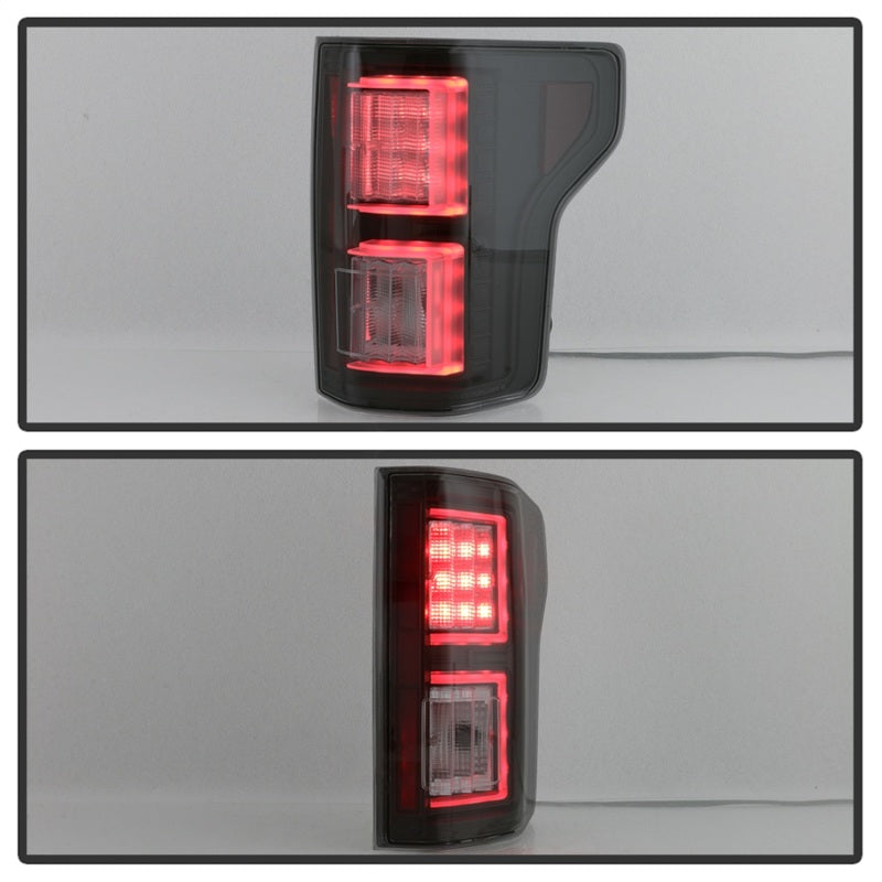Spyder 18-19 Ford F-150 (w/o Blind Spot Sensor) LED Tail Lights - Blk Smk (ALT-YD-FF15018-LED-BSM) Spyder 18-19 Ford F-150 (w/o Blind Spot Sensor) LED Tail Lights - Blk Smk (ALT-YD-FF15018-LED-BSM)