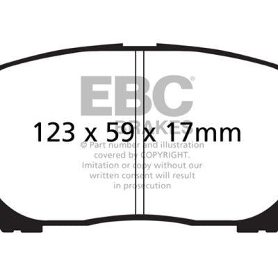 EBC 02-08 Pontiac Vibe 1.8 Greenstuff Front Brake Pads