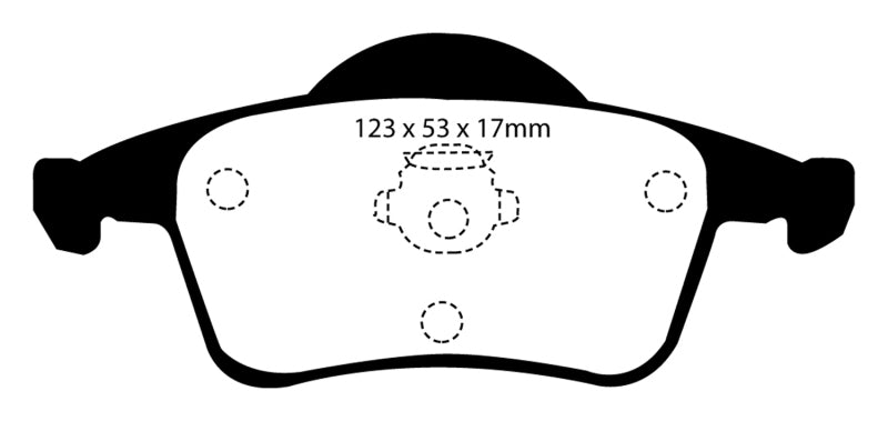 EBC 01-05 Volvo S60 2.3 Turbo T5 Yellowstuff Rear Brake Pads EBC 01-05 Volvo S60 2.3 Turbo T5 Yellowstuff Rear Brake Pads