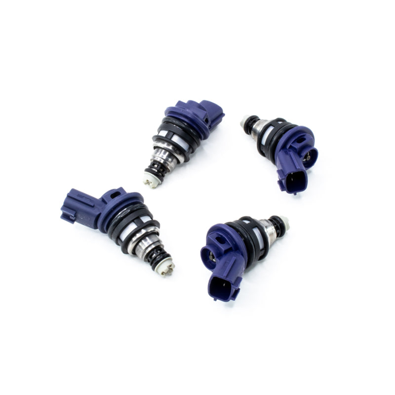 DeatschWerks Nissan G20 / SR20 / 240sx 740cc Side Feed Injectors DeatschWerks Nissan G20 / SR20 / 240sx 740cc Side Feed Injectors