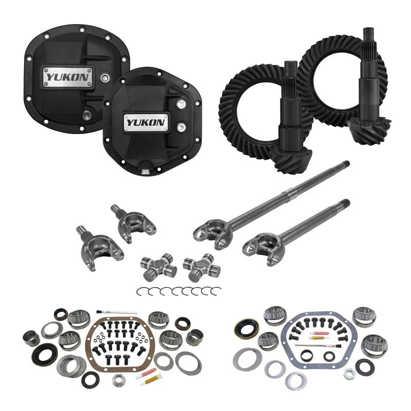 Yukon Master Overhaul Kit Stage 3 Jeep Re-Gear Kit w/Covers Front Axles for Dana 30/44 4.88 Ratio Yukon Master Overhaul Kit Stage 3 Jeep Re-Gear Kit w/Covers Front Axles for Dana 30/44 4.88 Ratio