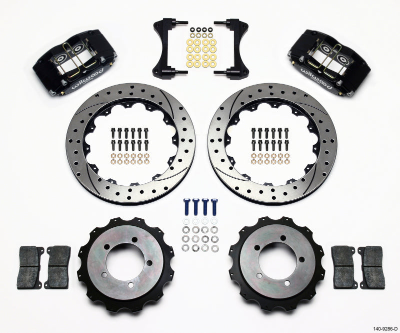 Wilwood Dynapro Radial Rear Kit 13.00in Drilled Mitsubishi EVO VIII Wilwood Dynapro Radial Rear Kit 13.00in Drilled Mitsubishi EVO VIII