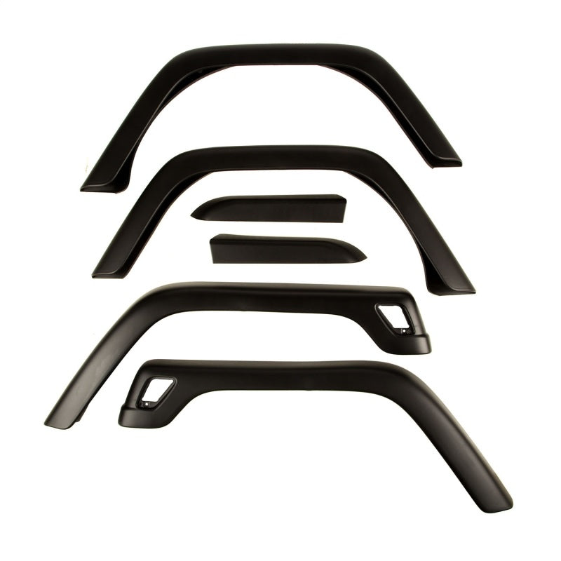 Omix 6-Piece Fender Flare Kit- 97-06 Jeep Wrangler Omix 6-Piece Fender Flare Kit- 97-06 Jeep Wrangler