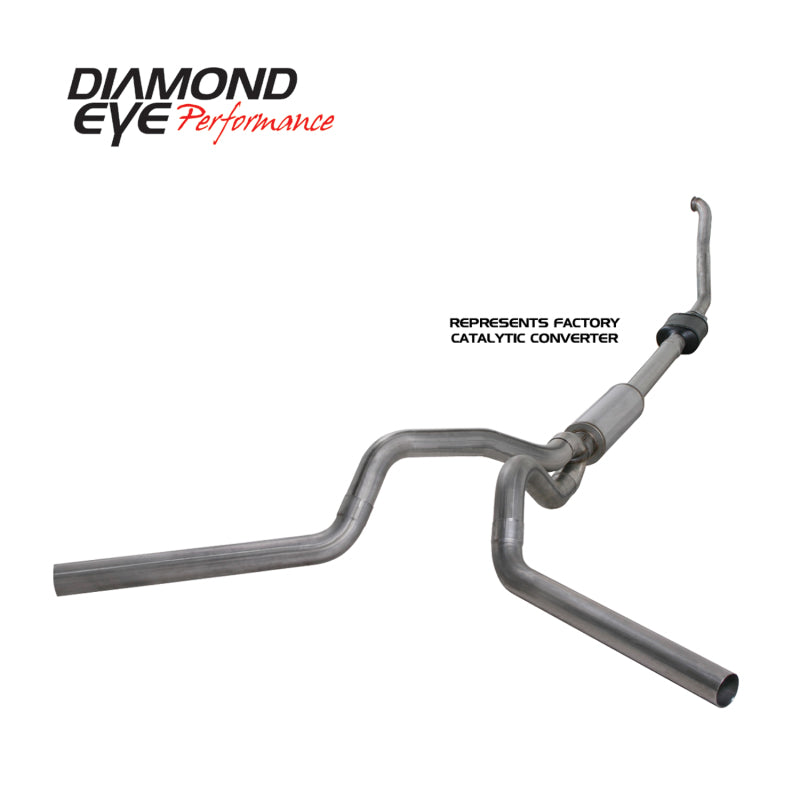 Diamond Eye KIT 4in TB DUAL SS: 94-97 FORD 7.3L F250/F350 PWRSTROKE NFS W/ CARB EQUIV STDS Diamond Eye KIT 4in TB DUAL SS: 94-97 FORD 7.3L F250/F350 PWRSTROKE NFS W/ CARB EQUIV STDS