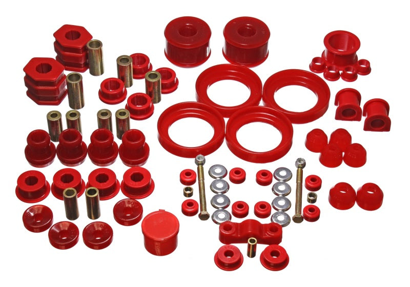 Energy Suspension 96-00 Honda Civic/CRX Red Hyper-Flex Master Bushing Set Energy Suspension 96-00 Honda Civic/CRX Red Hyper-Flex Master Bushing Set