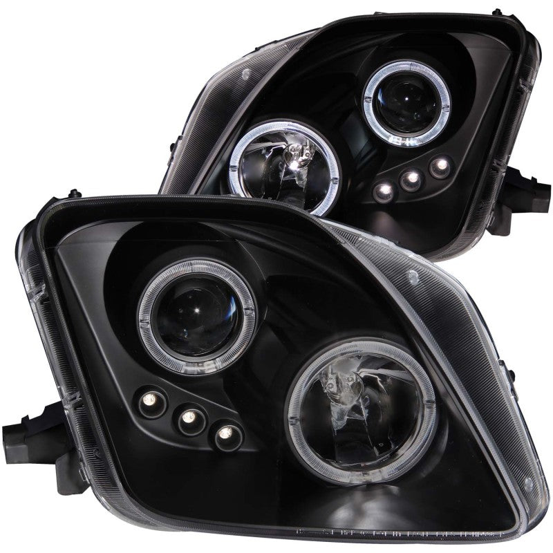 ANZO 1997-2001 Honda Prelude Projector Headlights w/ Halo Black w/ LED ANZO 1997-2001 Honda Prelude Projector Headlights w/ Halo Black w/ LED