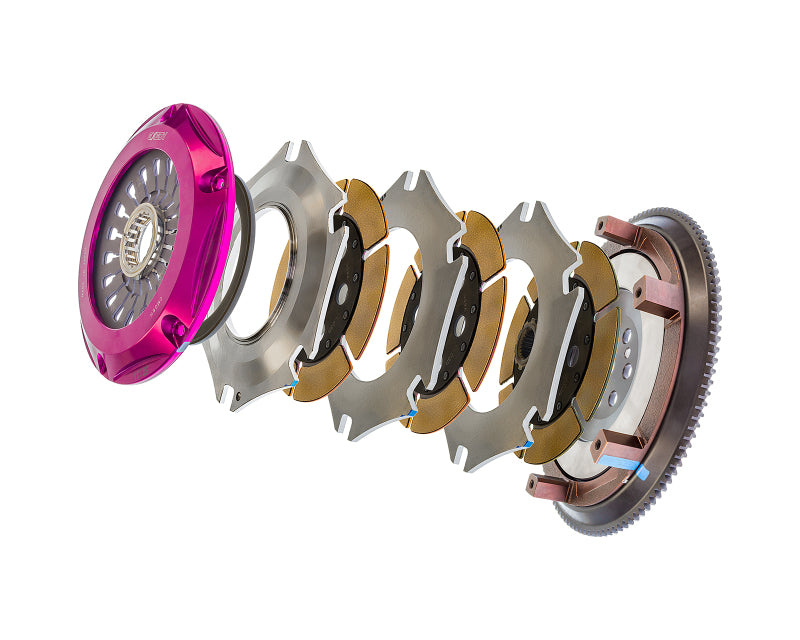 Exedy 1996-1996 Mitsubishi Lancer Evolution IV L4 Hyper Triple Cerametallic Clutch Rigid Pull Type Exedy 1996-1996 Mitsubishi Lancer Evolution IV L4 Hyper Triple Cerametallic Clutch Rigid Pull Type