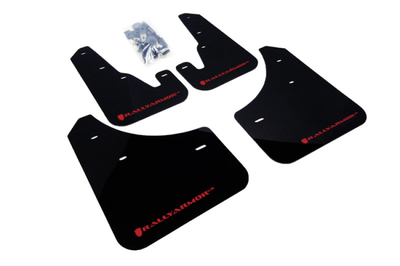 Rally Armor 04-09 Mazda3/Speed3 Black UR Mud Flap w/ Red Logo Rally Armor 04-09 Mazda3/Speed3 Black UR Mud Flap w/ Red Logo
