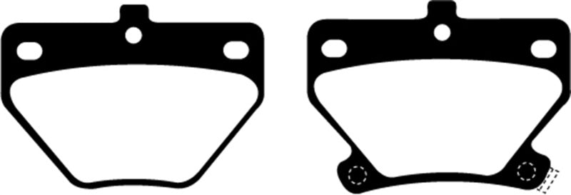 EBC 02-08 Pontiac Vibe 1.8 GT Redstuff Rear Brake Pads EBC 02-08 Pontiac Vibe 1.8 GT Redstuff Rear Brake Pads