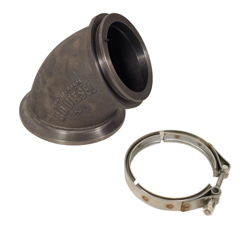 BD Diesel 04.5-07 Dodge Cummins 5.9L Exhaust Elbow Turbo Cast BD Diesel 04.5-07 Dodge Cummins 5.9L Exhaust Elbow Turbo Cast