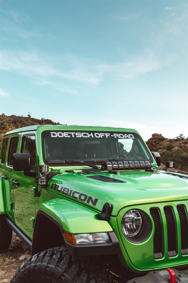 Rigid Industries 2018 Jeep JL - Hood Mount Kit - Mounts 20in Adapt Series Rigid Industries 2018 Jeep JL - Hood Mount Kit - Mounts 20in Adapt Series